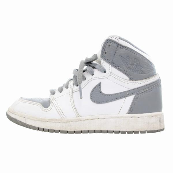 Air Jordan ハイカットシューズ ホワイト/グレー エア ジョーダン 1 NIKE AIR JORDAN MID white/stealth 554724
