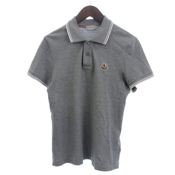 MONCLER モンクレール　ダブルロゴ ポロシャツ XS MONCLER モンクレール ポロシャツ 半袖 ワンポイント ロゴ 84093