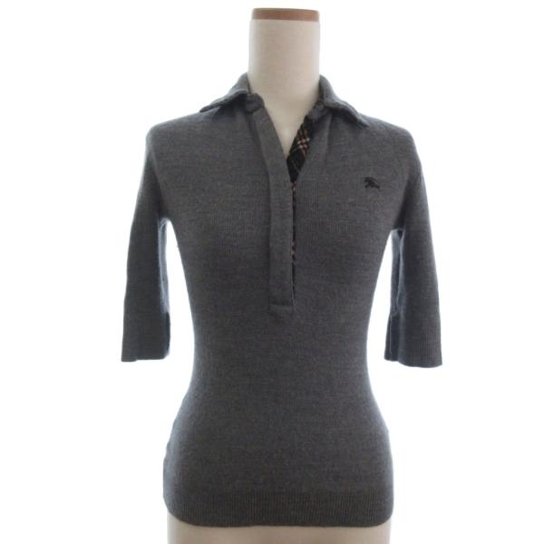 BURBERRY BLUE LABEL（バーバリーブルーレーベル） 襟付き ニット