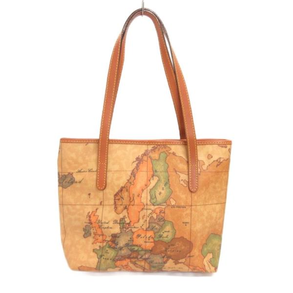 プリマクラッセ PRIMA CLASSE ボディバッグ 地図柄 ブラウン プリマクラッセ PRIMA CLASSE 美品 トートバッグ 肩掛け 地図柄 レザー