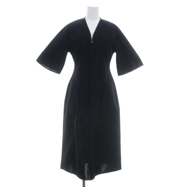 マメクロゴウチ Mame Kurogouchi 22PS Milano Ribbed Knitted Dress  