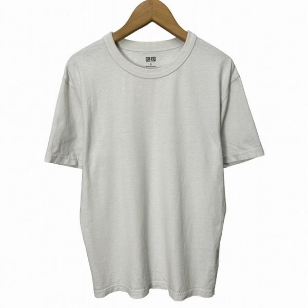 ユニクロ UNIQLO クルーネックT 半袖 Tシャツ S 白 ホワイト 341 