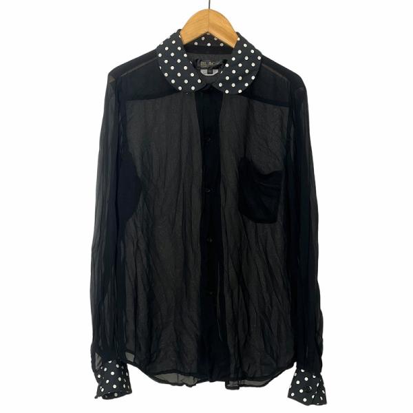 コムデギャルソンブラック COMME des GARCONS BLACK ドット 切替 コムデギャルソンブラック COMME des GARCONS BLACK ドット 切替