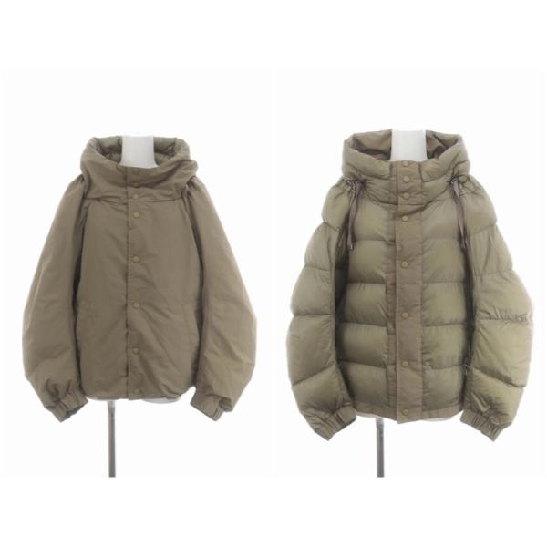 カリテ qualite 23AW 2WAY ショートリバーダウン ジャケット アウター