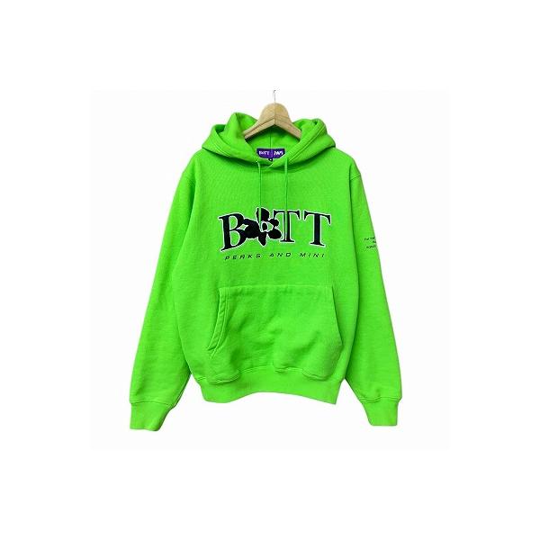 【希少】BoTT × P.A.M. コラボ プルオーバー パーカー グリーン M BoTT × PAM ボット パム ロゴ フーディー Logo Hoodie スウェット