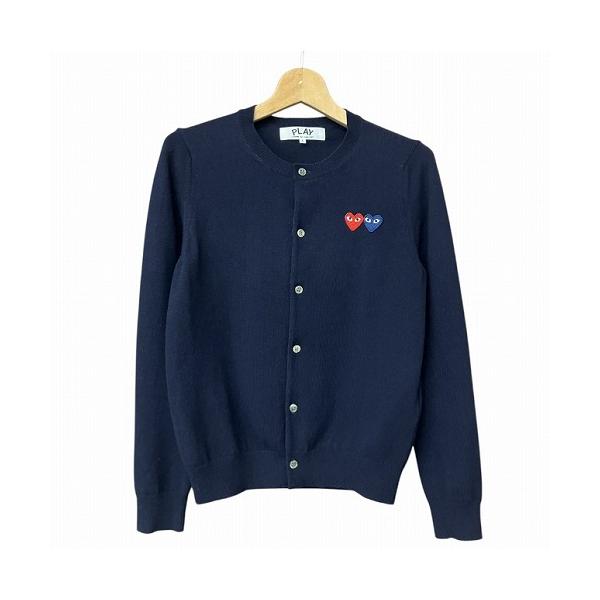 COMME des GARÇONS コムコム カーディガン ドット柄 ネイビー COMME des GARÇONS コムコム カーディガン ドット柄 ネイビー