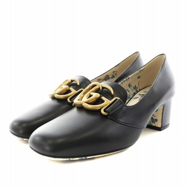 グッチ GGマーモント パンプス スクエアトゥ チャンキーヒール 525333 グッチ GGマーモント パンプス スクエアトゥ チャンキーヒール