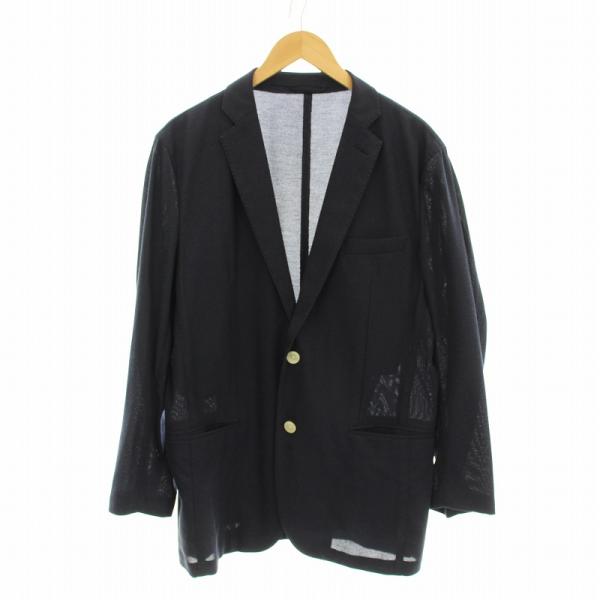 アレグリ allegri テーラードジャケット ブレザー 2B 50 紺 ネイビー