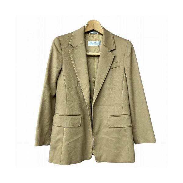 Max Mara（マックスマーラ） カシミヤ テーラード ジャケット キャメル