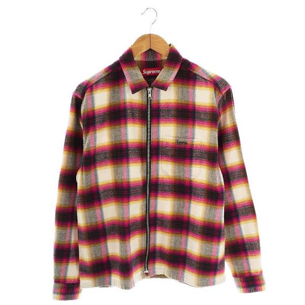 supreme 24ss チェックシャツ Supreme シュプリーム SUPREME 24SS Shadow Plaid Flannel Zip