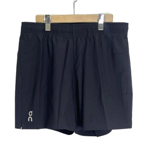 未使用品 オン ON 5 Core Shorts ショートパンツ ランニングショーツ インナー付き ロゴ M 黒 ブラック 1MF10120553 メンズ