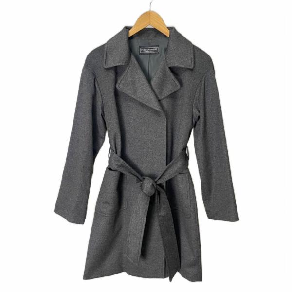 PURE CASHMERE LUXURIOUS QUALITY 美品 ボックスコート カシミヤ