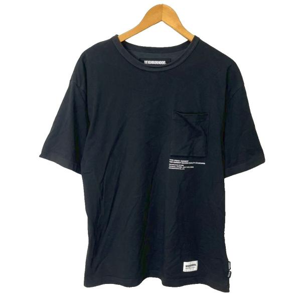 【中古】ネイバーフッド NEIGHBORHOOD SHELTECH CREWNECK-P SSポケットTシャツ クルーネック M 黒 251BWNH-CSM01 ネイバーフッド NEIGHBORHOOD SHELTECH CREWNECK-P SSポケットTシャツ