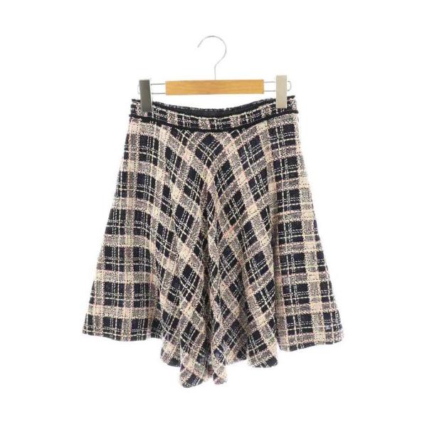 miu miu（ミュウミュウ） miumiu MG807 3Q0 ツイードチェックフレア