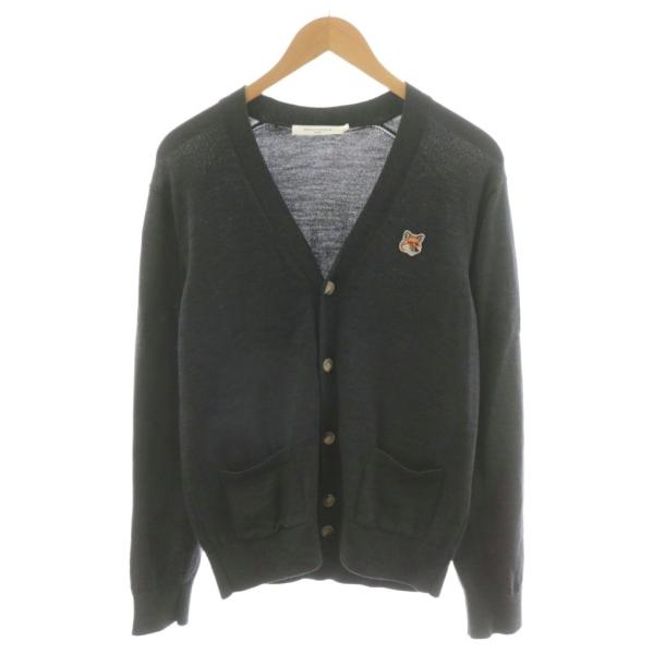 メゾンキツネ MAISON KITSUNE FOX HEAD PATCH CLASSIC CARDIGAN