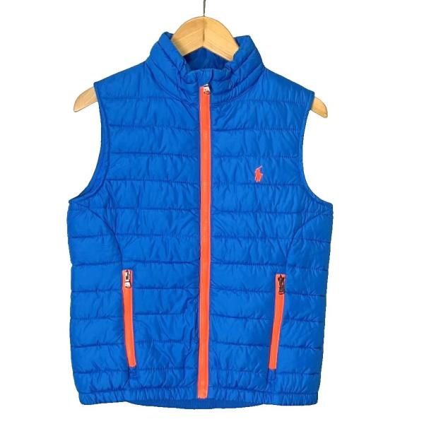 ポロ ラルフローレン POLO RALPH LAUREN ロゴ刺繍 ダウンベスト ジップ