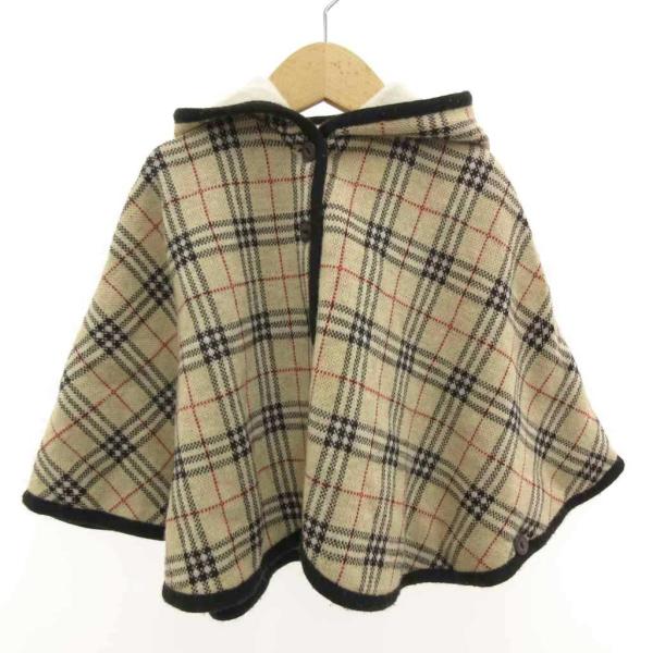 BURBERRY（バーバリー） ノバチェックポンチョ マント ボンボン付き