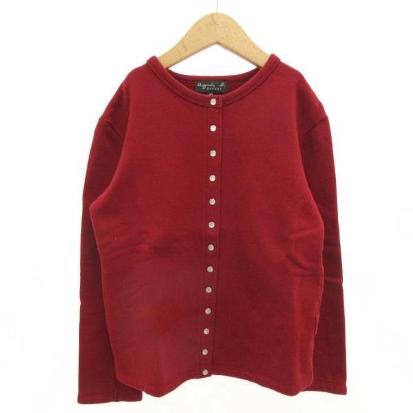 agnes b.（アニエスベー） カーディガン スウェット地 スナップボタン