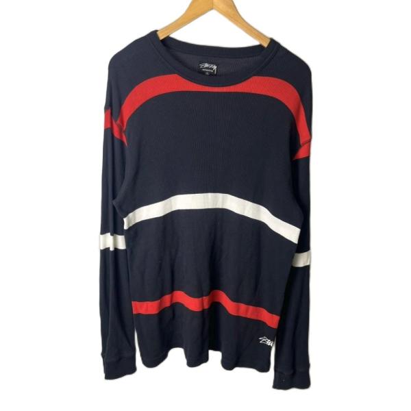 STUSSY（ステューシー） ボーダーTシャツ ロンT カットソー 長袖 XL