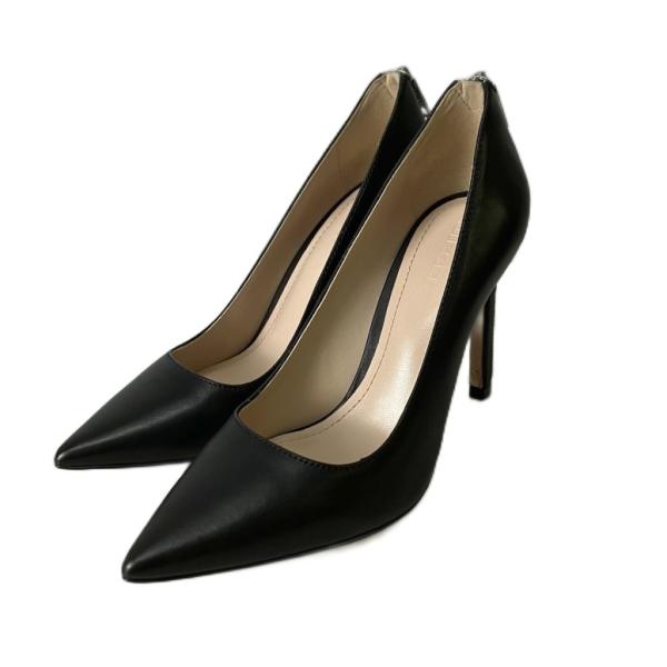 ✨極美品✨ディーゼル ハイヒール ポインテッドトゥ レザー ブラック バックル DIESEL（ディーゼル） レザーパンプス ハイヒール バックジッパー 38