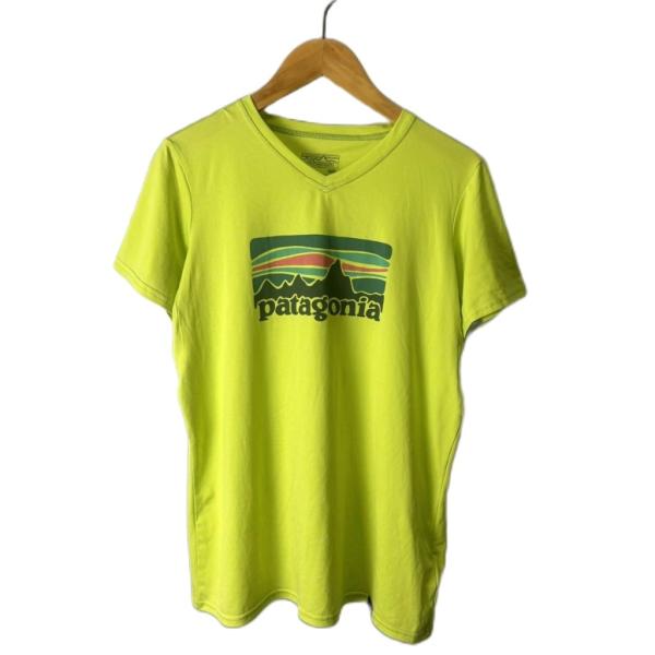 パタゴニア Patagonia プリントTシャツ 半袖 S ライトイエロー □GY43 