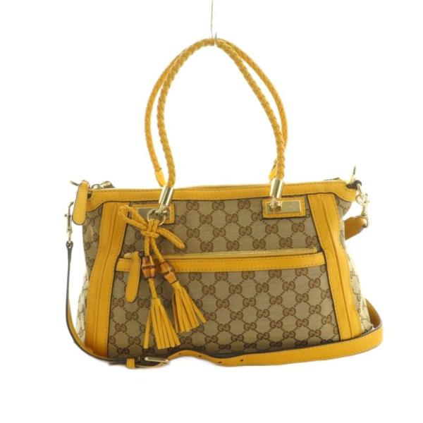 美品 GUCCI グッチ ベラ ベージュ アイボリー ゴールド金具 GGキャンバス 282300 ショルダーバッグ ハンドバッグ 2way レディース 506024 【中古】 GUCCI - 美品 GUCCI グッチ ベラ ベージュ アイボリー ゴールド金具 GG