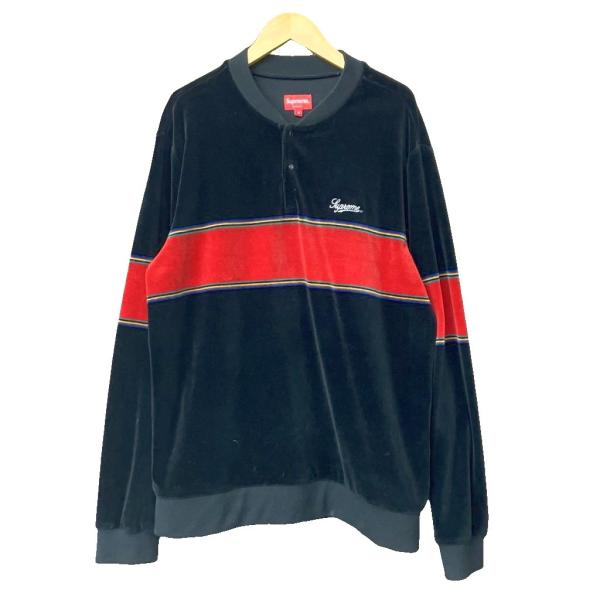 Supreme（シュプリーム） SUPREME 17AW Velour Snap Henley Tシャツ