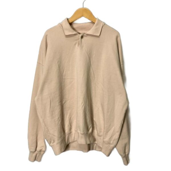 オーラリー AURALEE PIMA LIGHT SWEAT POLO ポロシャツ カットソー