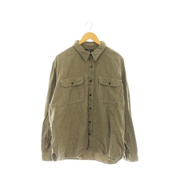 RRL 長袖シャツ ダブルアールエル RRL シャンブレーシャツ ワークシャツ 長袖 XL
