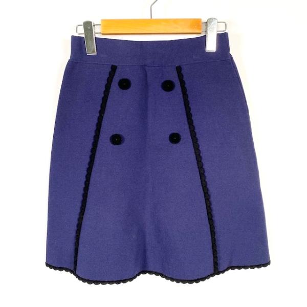 SANDRO ツイードミニスカート34 s