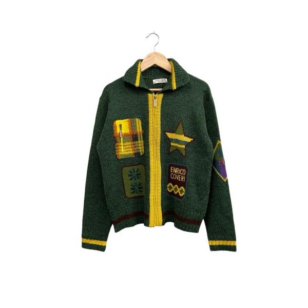 エンリココベリ スポーツ ENRICO COVERI SPORT ブルゾン ニット 