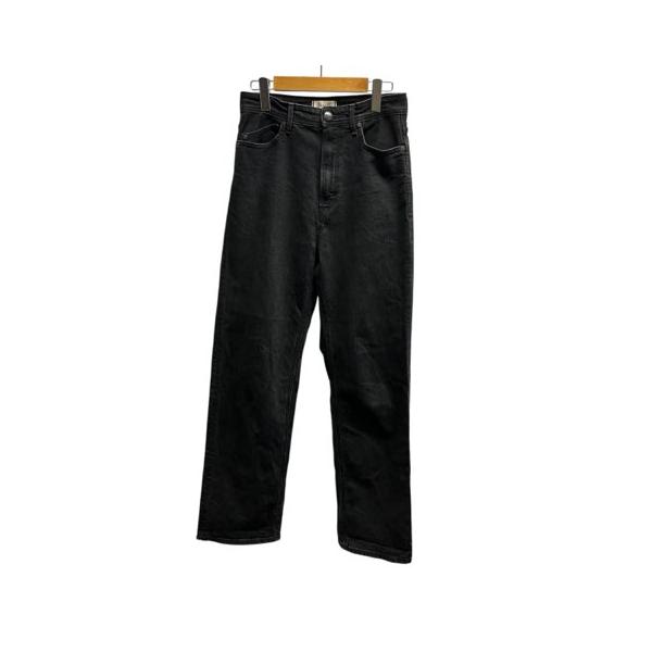 【中古】ヤヌーク YANUK Lea ストーンウォッシュデニム ストレートパンツ ジーンズ 27インチ ブラック メンズ ヤヌーク YANUK Lea ストーンウォッシュデニム ストレートパンツ