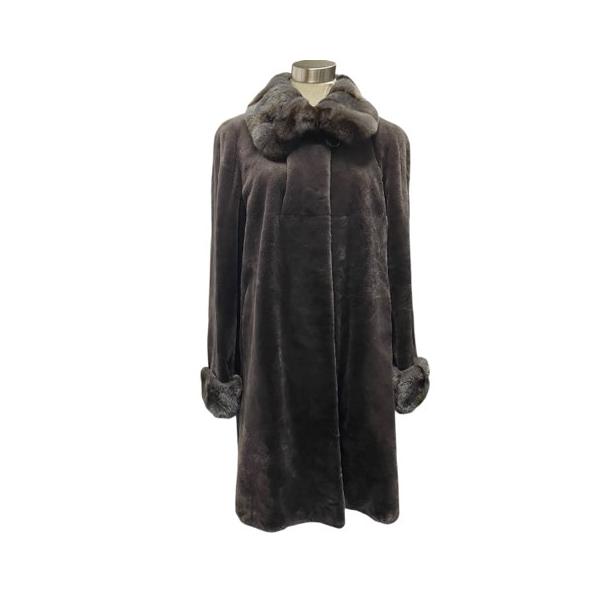 サガミンク SAGA MINK ROYAL シェアードミンク 毛皮 ロングコート