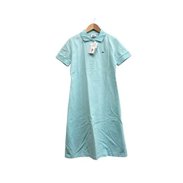 LACOSTE（ラコステ） タグ付き 半袖ポロワンピース ストレッチ素材