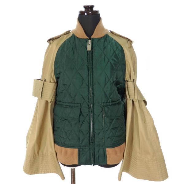 サカイ sacai フレアスリーブ ドッキングブルゾン ジャケット サカイ sacai フレアスリーブ ドッキングブルゾン ジャケット