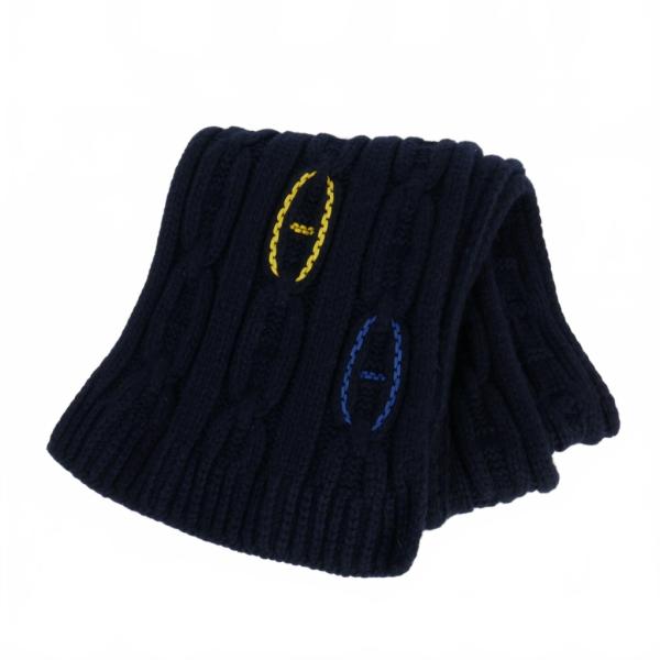 HERMES カシミヤ手袋 トリ・マイヨン メンズ M シェーヌダンクル HERMES（エルメス） トリマイヨン シェーヌダンクル レザー