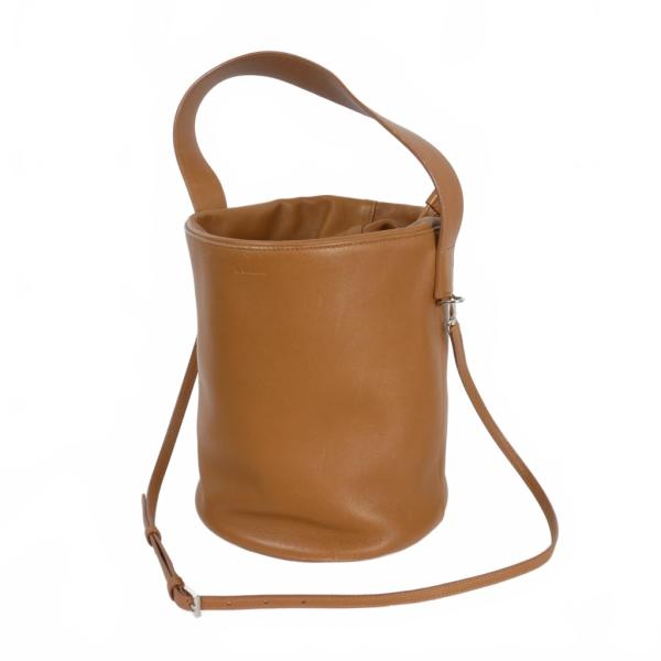 美品　ジルサンダー　J-SHOPPER 巾着　2way バッグ　レザー　ピンク 美品 ジルサンダー J-SHOPPER 巾着 2way バッグ レザー ピンク