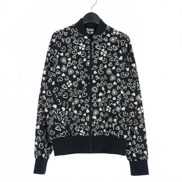 ブラックコムデギャルソン 22AW サテン シャツ ジャケット 長袖 フード M BLACK COMME des GARCONS - ブラックコムデギャルソン 22AW サテン