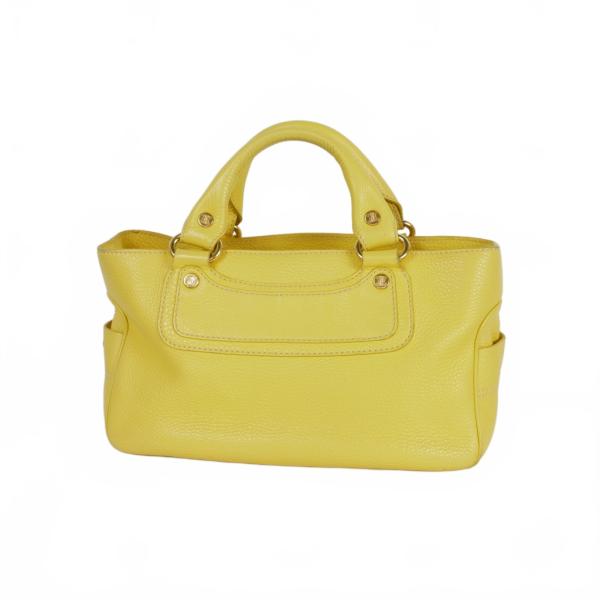 CELINE（セリーヌ） ブギーバッグ ハンドバッグ レザー 黄色 イエロー