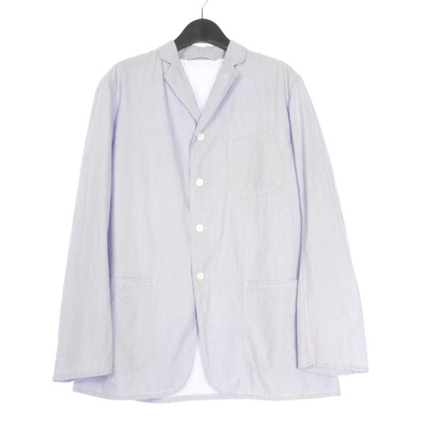 コモリ COMOLI ストライプ タイプライター3Bジャケット ブレザー 長袖