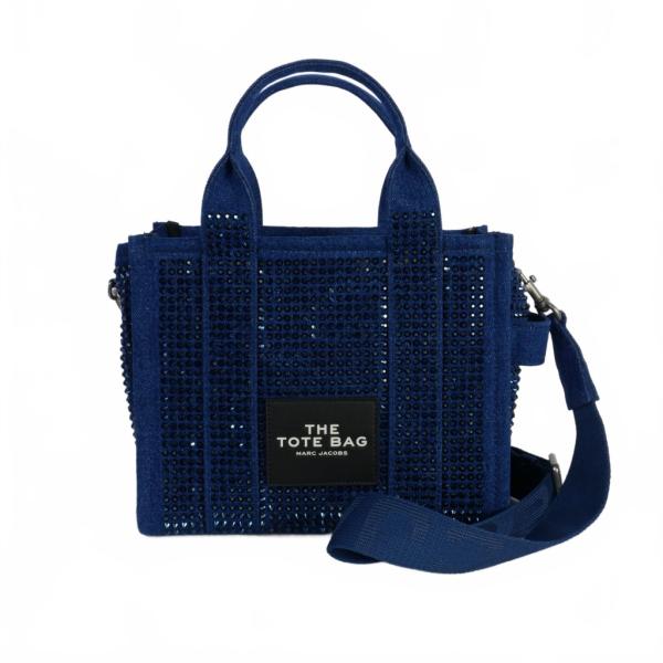 マークジェイコブス MARC JACOBS ザ クリスタル デニム トート バッグ