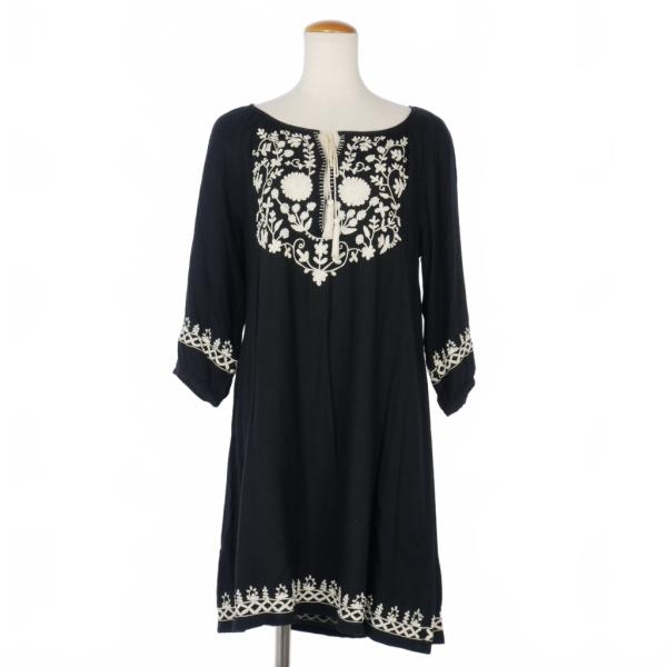 ヌキテパ　エスニック刺繍ワンピース ヌキテパ NE QUITTEZ PAS! 刺繍 ワンピース ボヘミアン エスニック