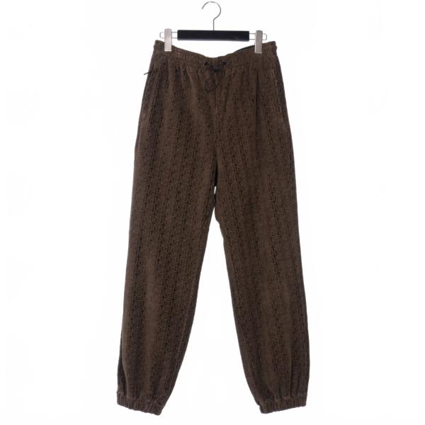 【中古】アレキサンダーワン ALEXANDER WANG ベロア ロゴ トラックパンツ XS 茶 ブラウン UCC3224050 レディース アレキサンダーワン ALEXANDER WANG ベロア ロゴ トラックパンツ XS 茶