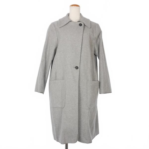 メゾンマルジェラ Maison Margiela 2WAY ノーカラー ウールコート