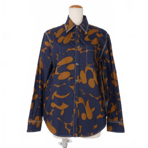 MARNI（マルニ） MARNI 19SS コットン ポプリン プリントシャツ 総柄