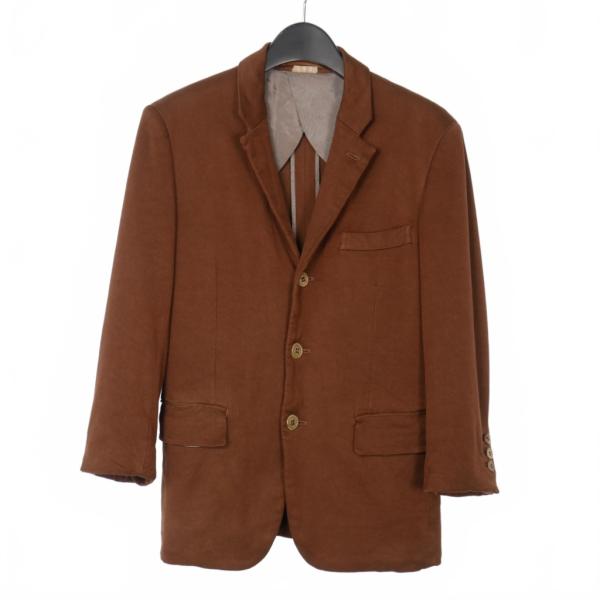 【中古】コムデギャルソンオムプリュス 2008SS スーパーインポジション レイヤード期 3B テーラードジャケット M 茶 コムデギャルソンオムプリュス COMME des GARCONS HOMME PLUS 2008SS