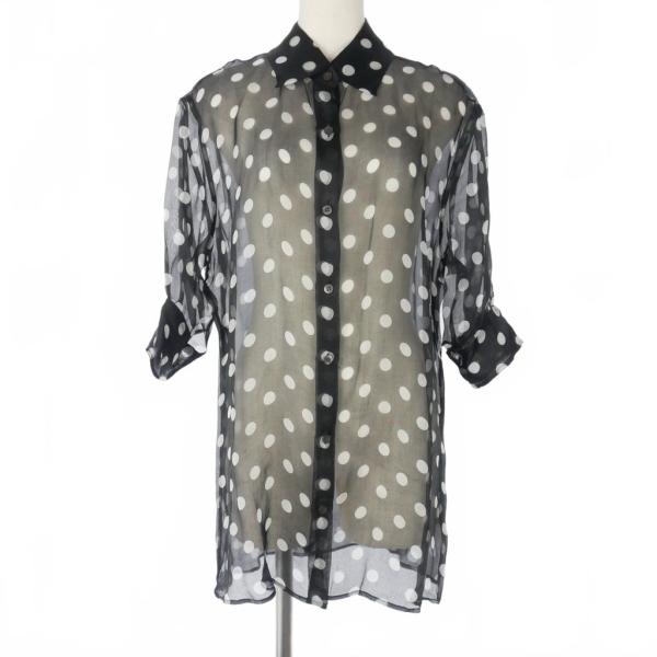 ドリスヴァンノッテン DRIES VAN NOTEN シアーブラウス シャツ シルク 