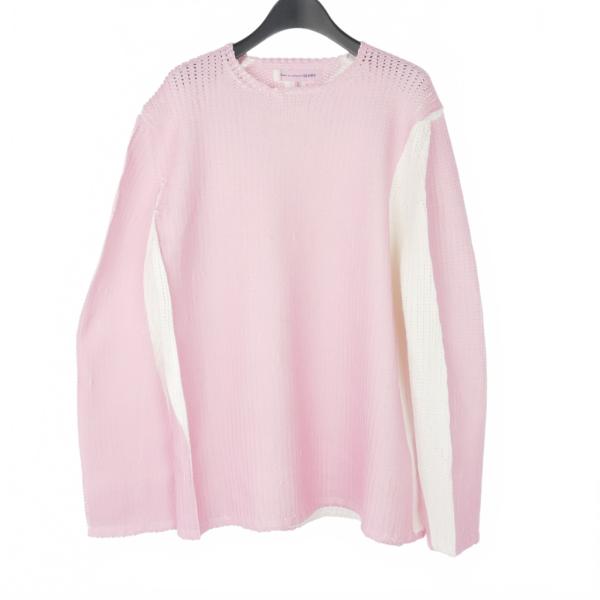 コムデギャルソン　5本袖ニット　ポリエステル　24aw コムデギャルソンシャツ COMME des GARCONS SHIRT ニット セーター