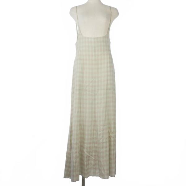 マメクロゴウチ Mame Kurogouchi Linen Mix Ombre Check Camisole