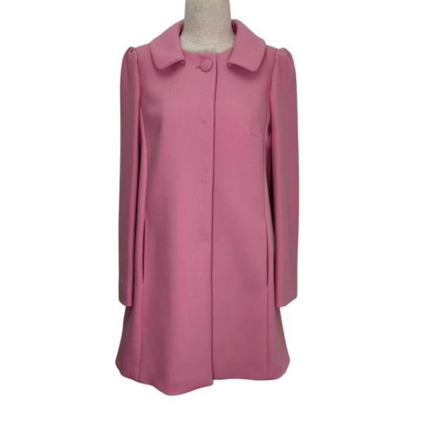 【中古】レッド ヴァレンティノ RED VALENTINO 長袖 コート スナップボタン 40 Mサイズ相当 ピンク 93999 1130 レディース レッド ヴァレンティノ RED VALENTINO 長袖 コート スナップボタン 40